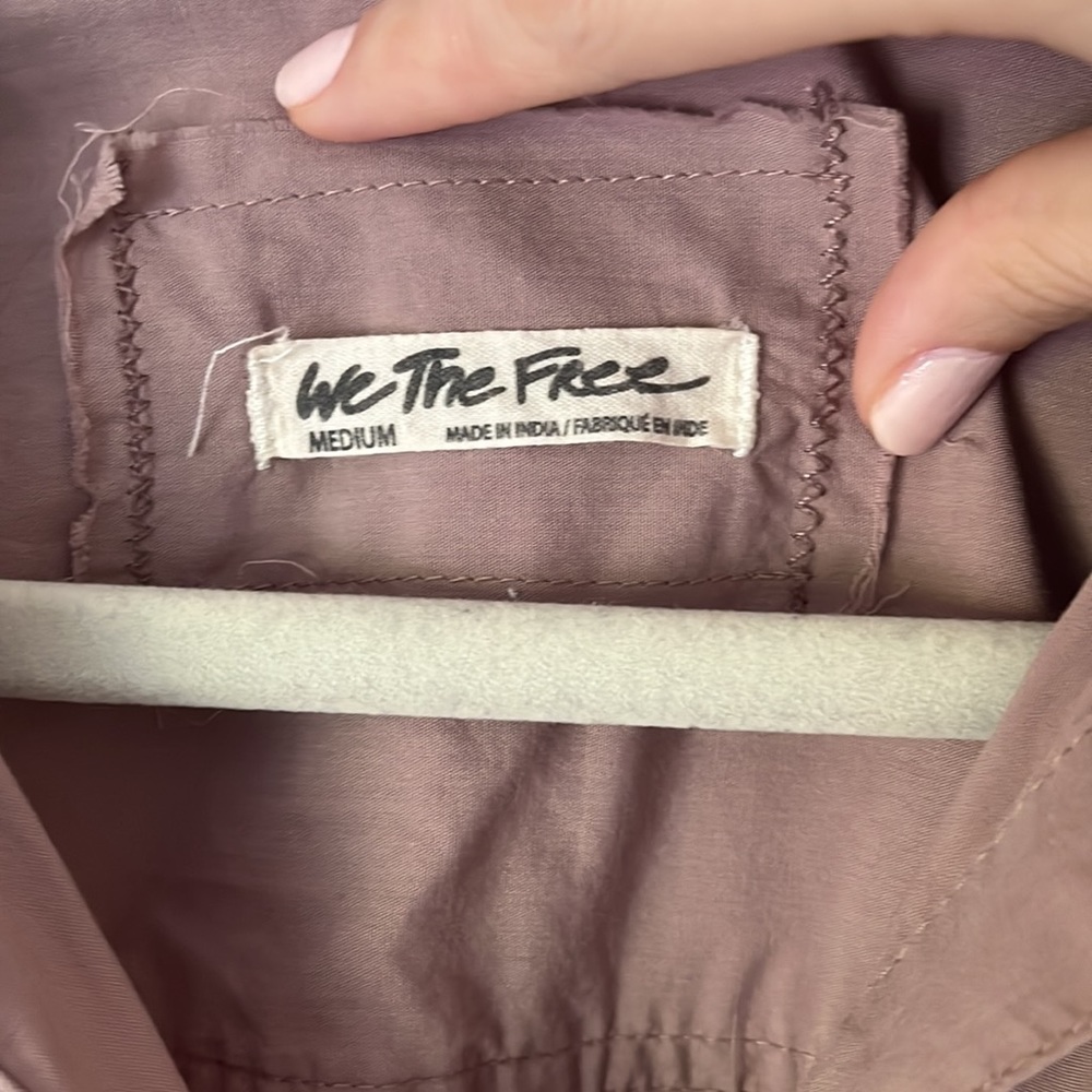 We The Free Mauve Button Down Shirt - Picture 2 of 7